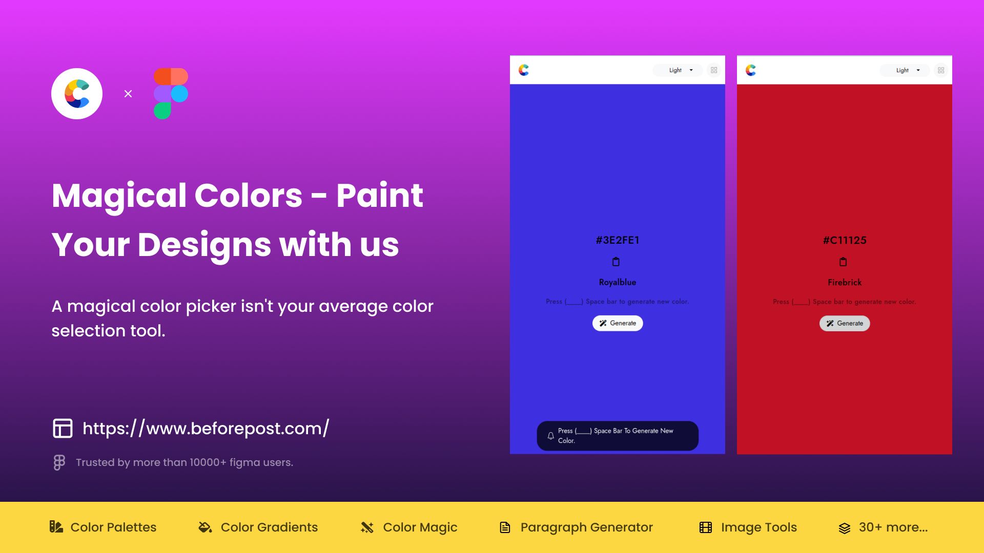 Curated by: Color Creator- on beforepost.com'